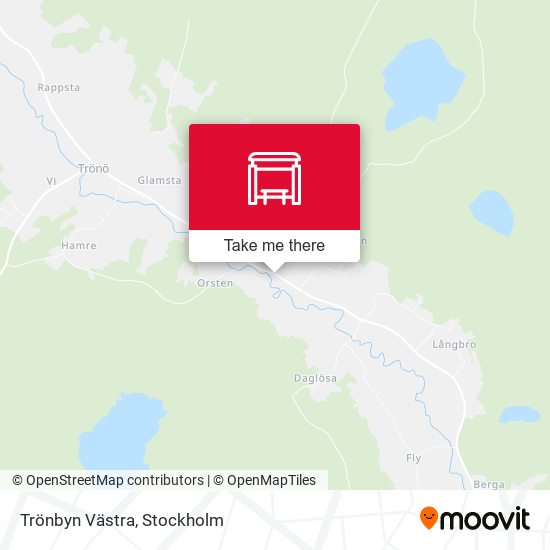 Trönbyn Västra map