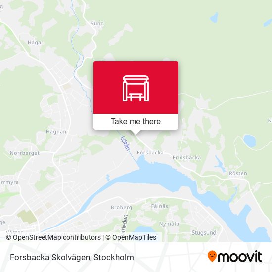 Forsbacka Skolvägen map