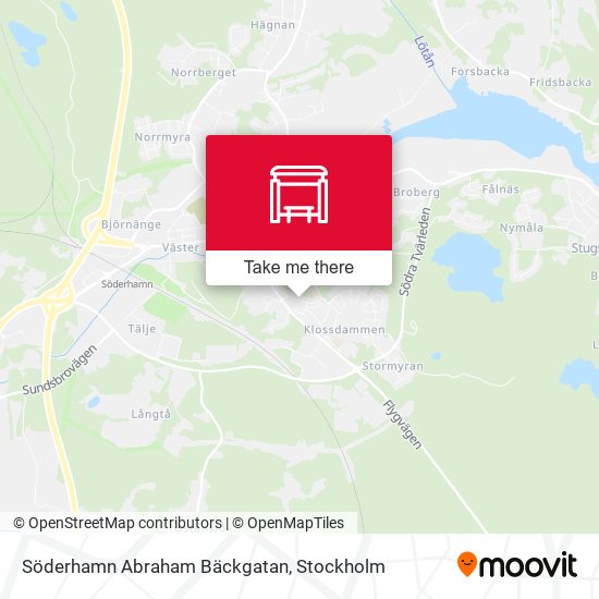Söderhamn Abraham Bäckgatan map