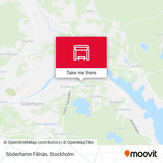 Söderhamn Fålnäs map