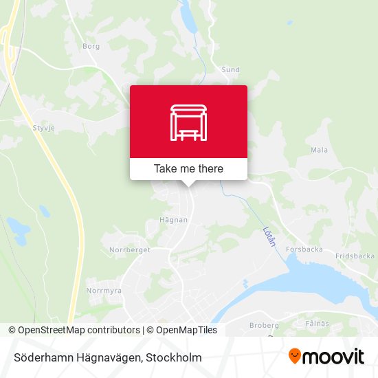 Söderhamn Hägnavägen map