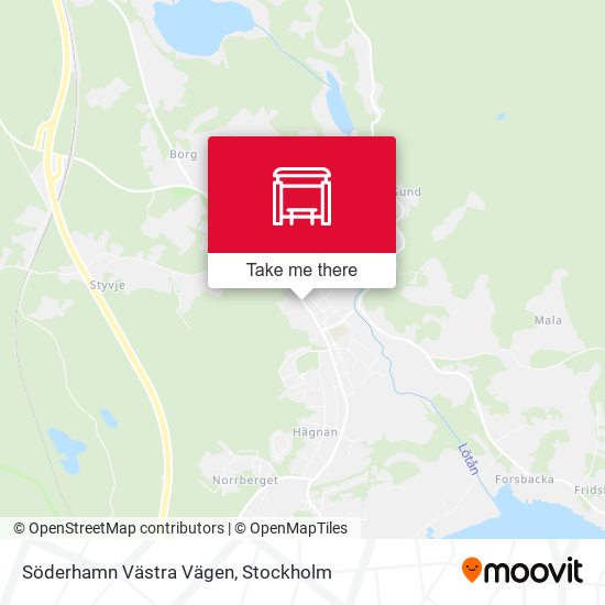 Söderhamn Västra Vägen map