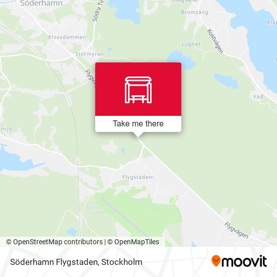 Söderhamn Flygstaden map