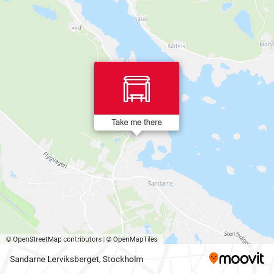 Sandarne Lerviksberget map