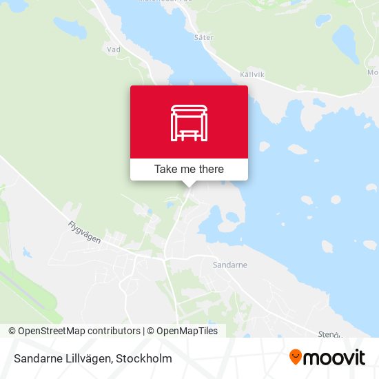 Sandarne Lillvägen map