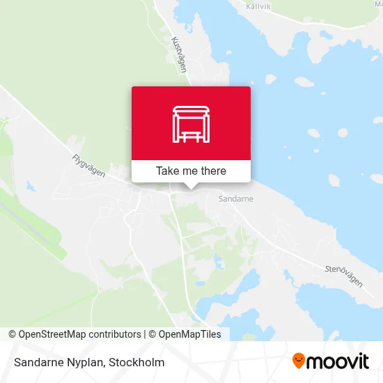 Sandarne Nyplan map