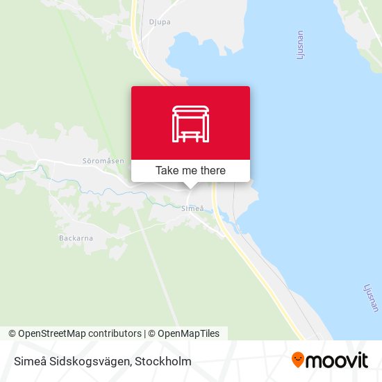 Simeå Sidskogsvägen map