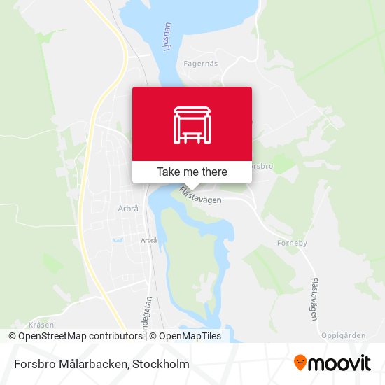 Forsbro Målarbacken map