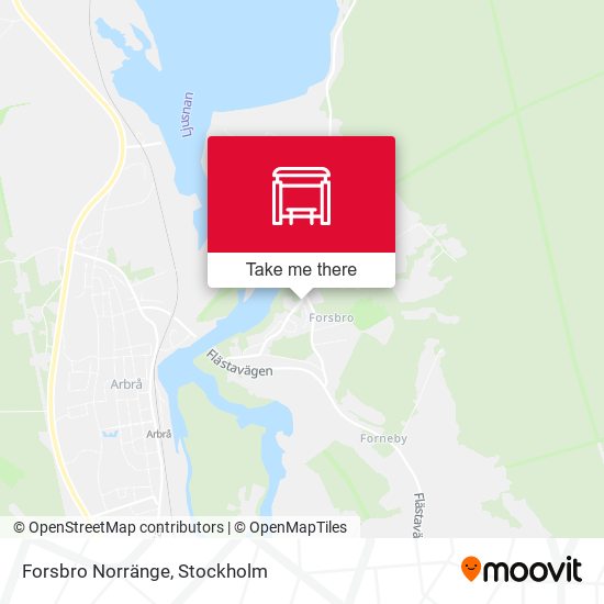 Forsbro Norränge map
