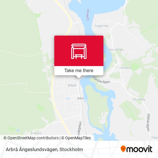 Arbrå Ängeslundsvägen map