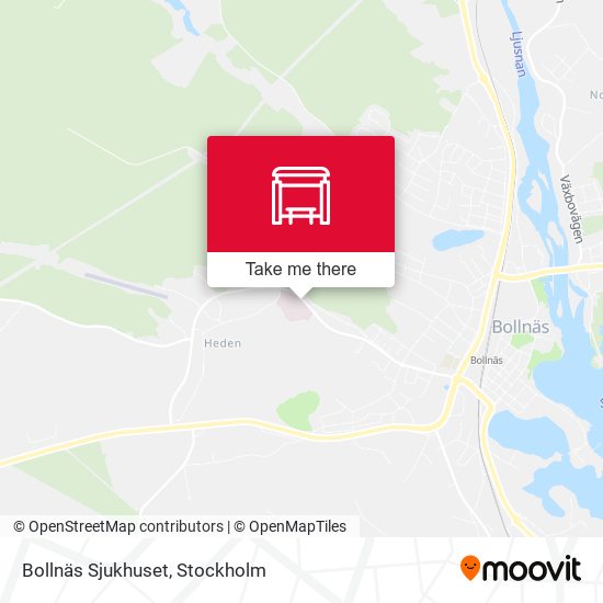 Bollnäs Sjukhuset map