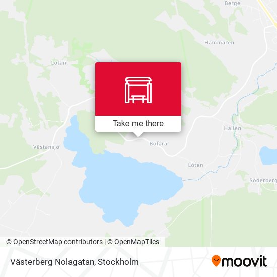 Västerberg Nolagatan map