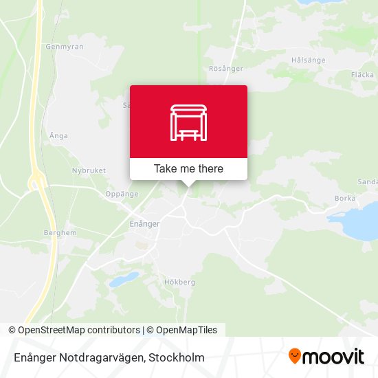 Enånger Notdragarvägen map