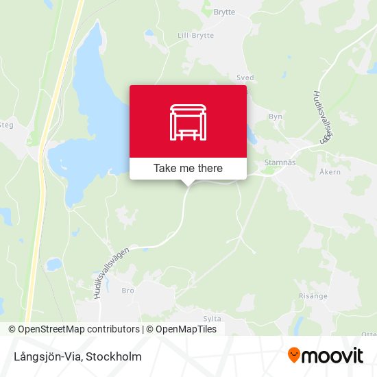 Långsjön-Via map
