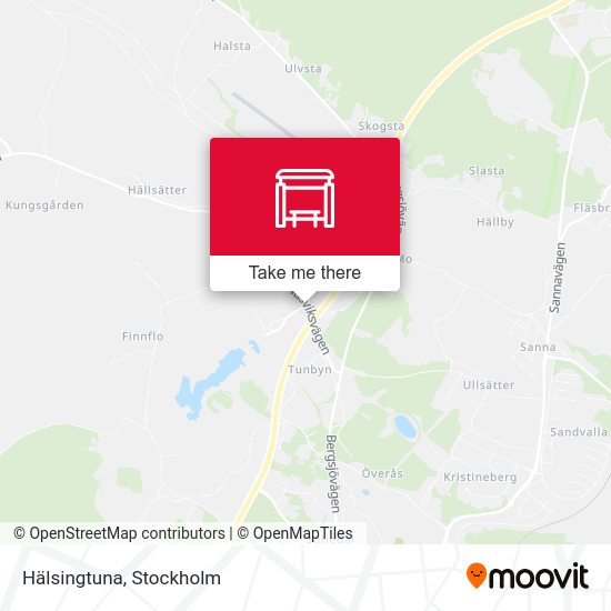 Hälsingtuna map