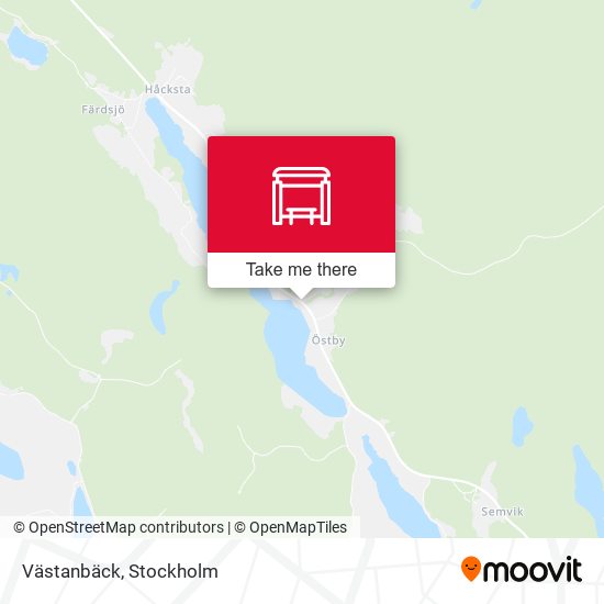 Västanbäck map