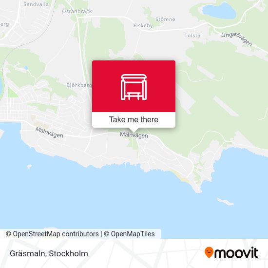Gräsmaln map