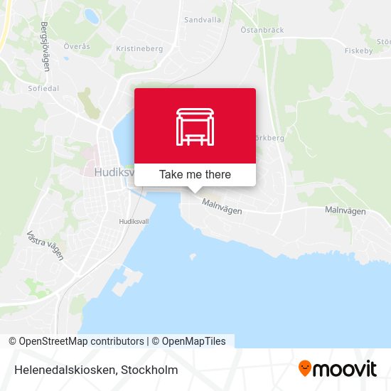 Helenedalskiosken map