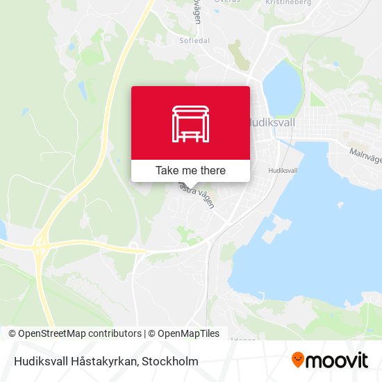 Hudiksvall Håstakyrkan map