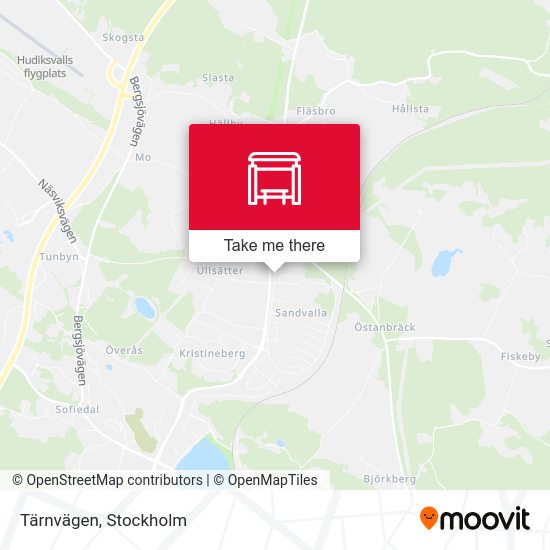 Tärnvägen map