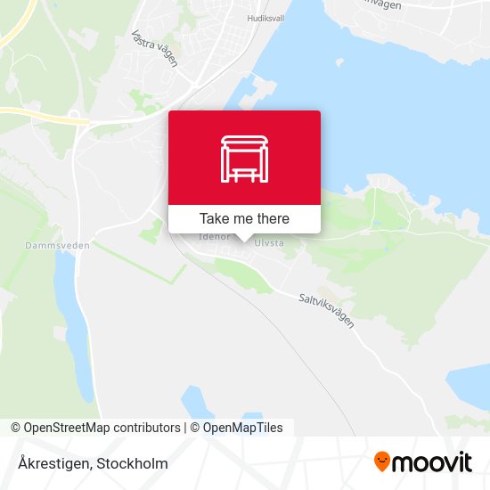 Åkrestigen map