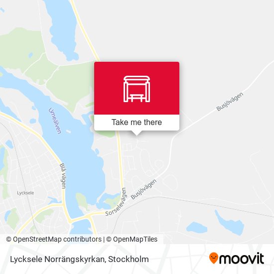 Lycksele Norrängskyrkan map