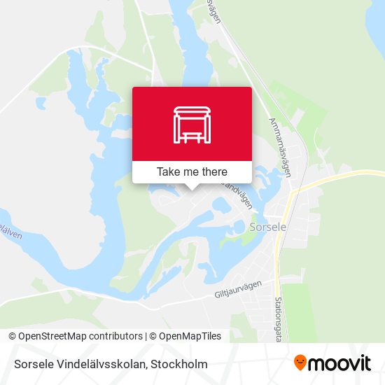 Sorsele Vindelälvsskolan map