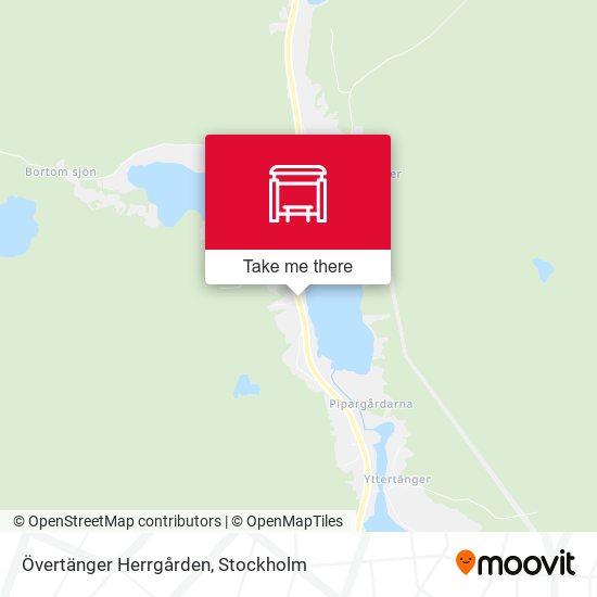 Övertänger Herrgården map