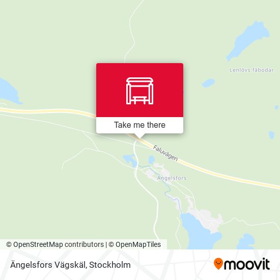 Ängelsfors Vägskäl map