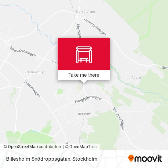 Billesholm Snödroppsgatan map
