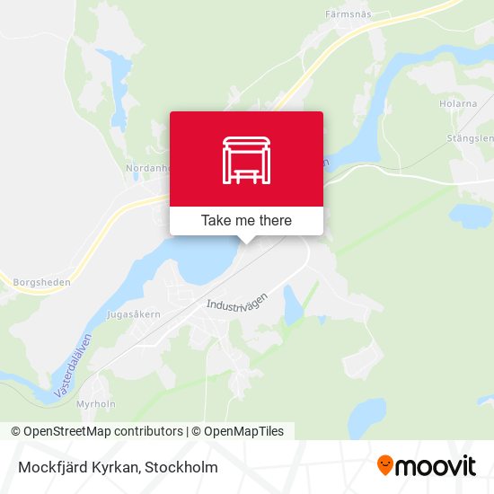 Mockfjärd Kyrkan map
