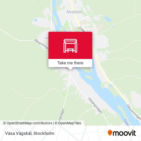Väsa Vägskäl map