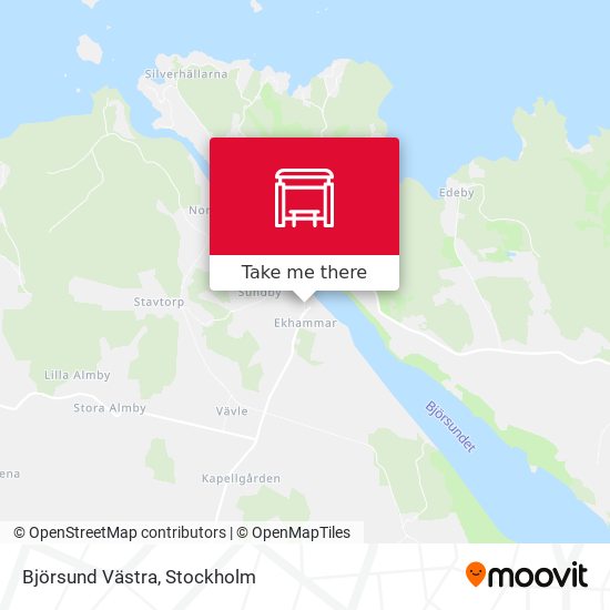 Björsund Västra map