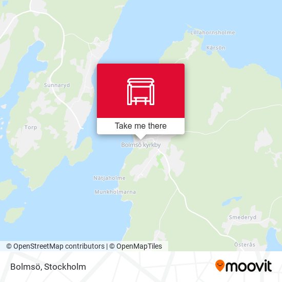 Bolmsö map