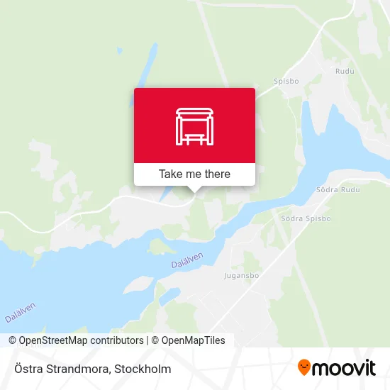 Östra Strandmora map