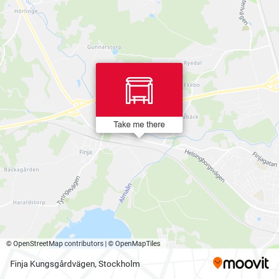 Finja Kungsgårdvägen map