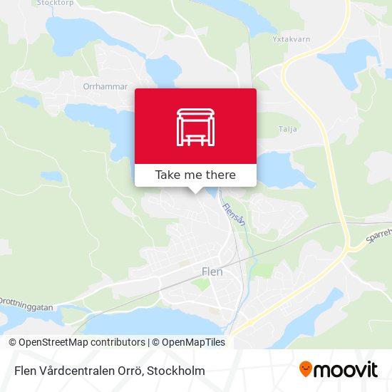 Flen Vårdcentralen Orrö map
