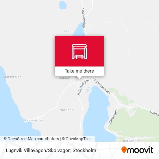 Lugnvik Villavägen/Skolvägen map