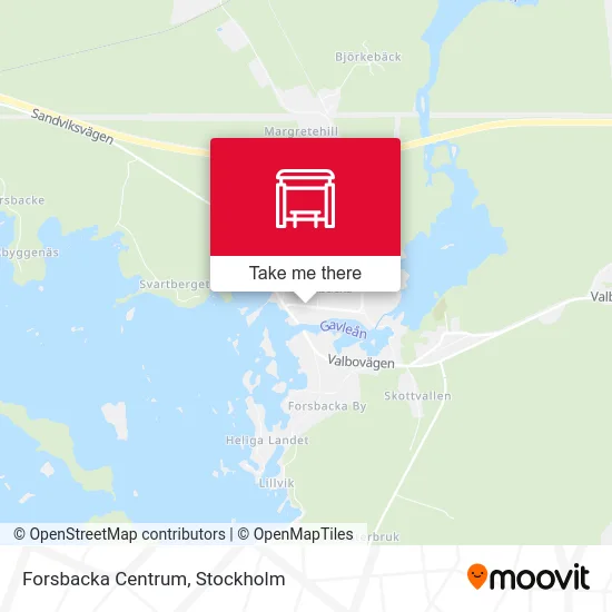 Forsbacka Centrum map