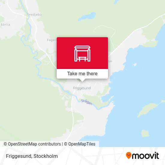 Friggesund map