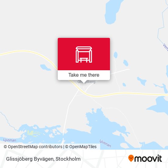 Glissjöberg Byvägen map