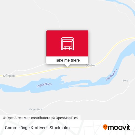 Gammelänge Kraftverk map