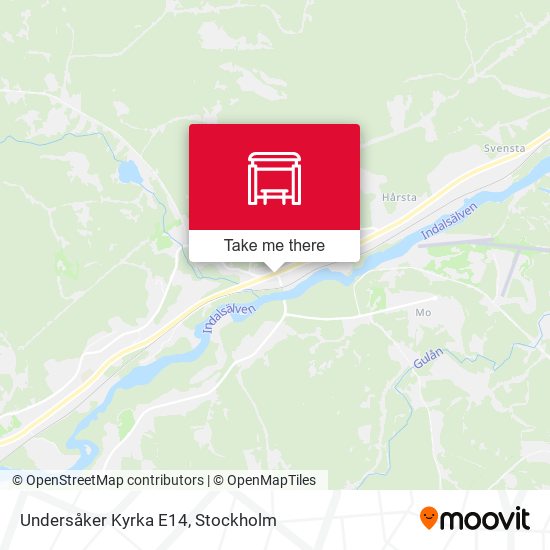 Undersåker Kyrka E14 map