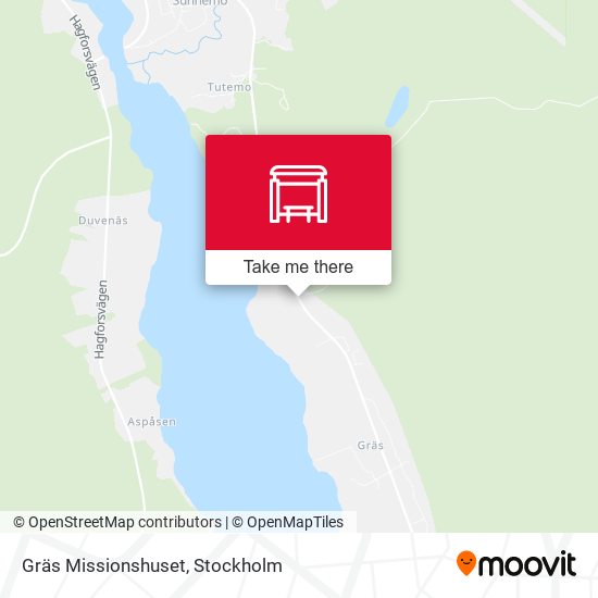 Gräs Missionshuset map