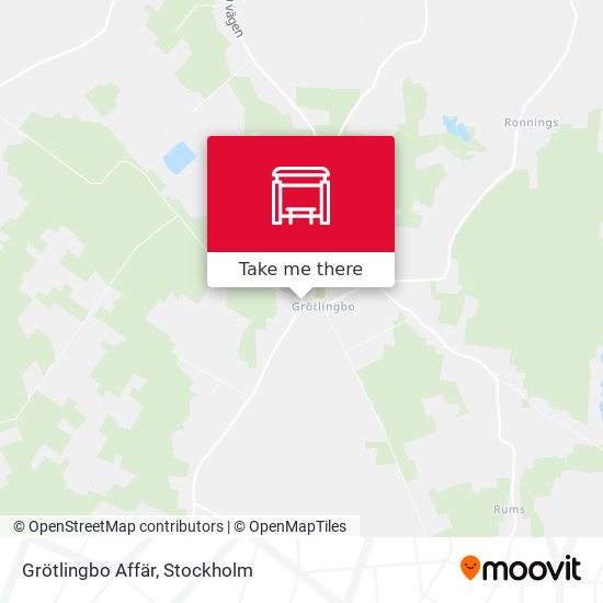 Grötlingbo Affär map