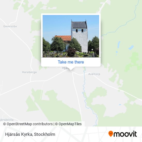 Hjärsås Kyrka map