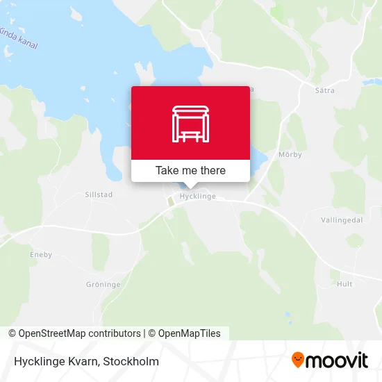 Hycklinge Kvarn map