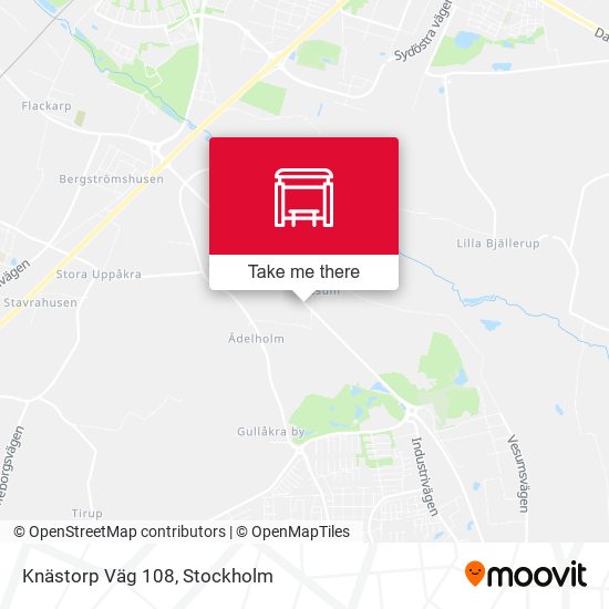 Knästorp Väg 108 map