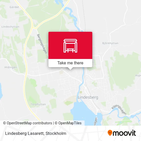 Lindesberg Lasarett map
