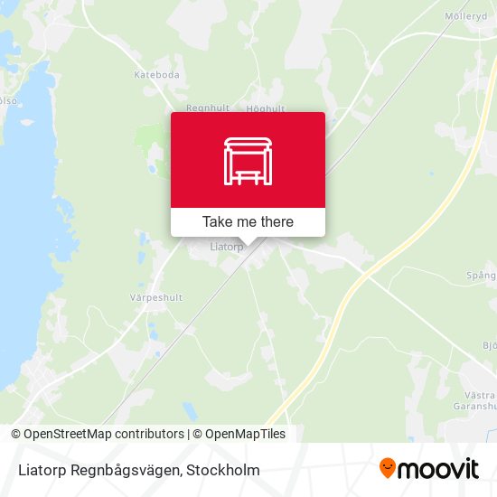 Liatorp Regnbågsvägen map